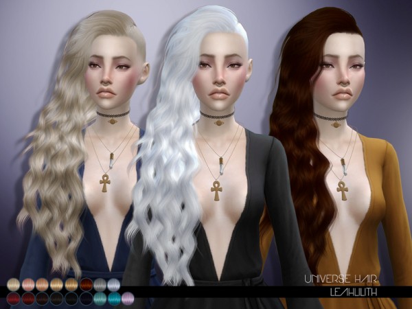  The Sims Resource: Universe Hair by LeahLillith