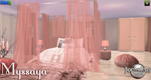  Jom Sims Creations: Myssaya bedroom