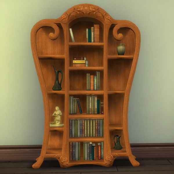  Simsworkshop: Bookshelf converted from TS2 to TS4 by Nouveaulicious