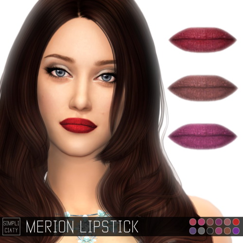  Simpliciaty: Merion lipstick N1