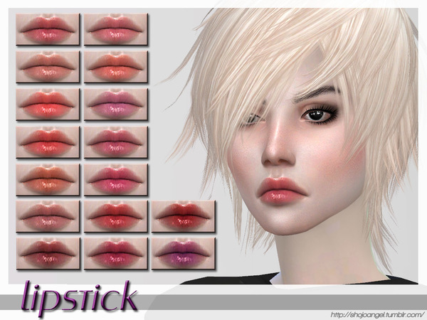  The Sims Resource: Lips Set 25 by ShojoAngel