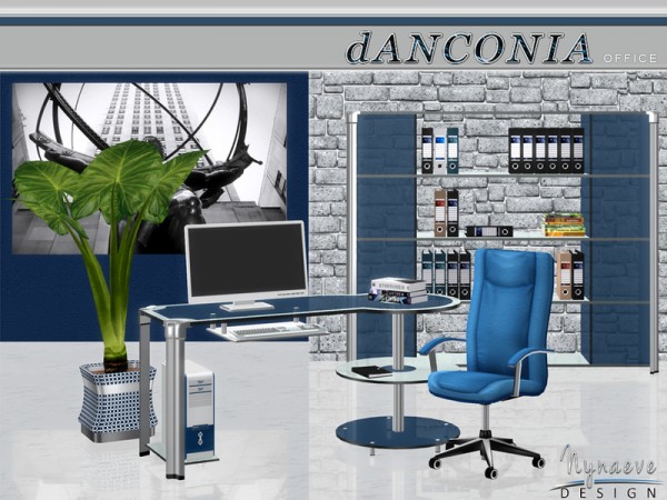  The Sims Resource: dAnconia Office by NynaeveDesign