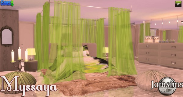  Jom Sims Creations: Myssaya bedroom