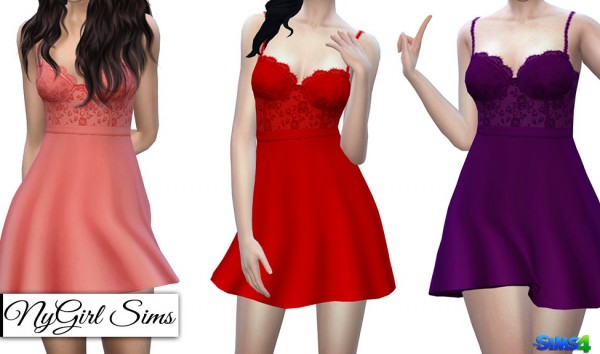 NY Girl Sims: Lace corset