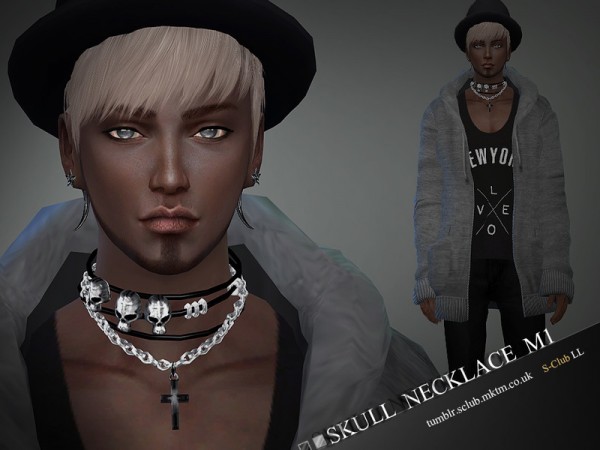  The Sims Resource: Necklace M01 by S Club