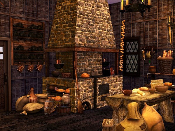  The Sims Resource: Medieval Bakery by kiolometro