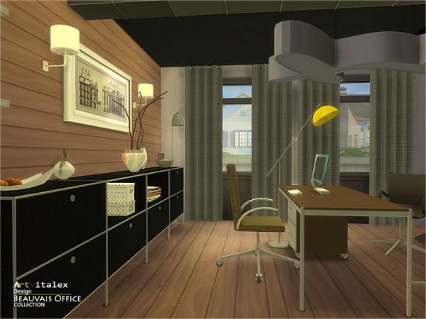  The Sims Resource: Beauvais Office by ArtVitalex
