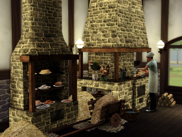  The Sims Resource: Medieval Bakery by kiolometro