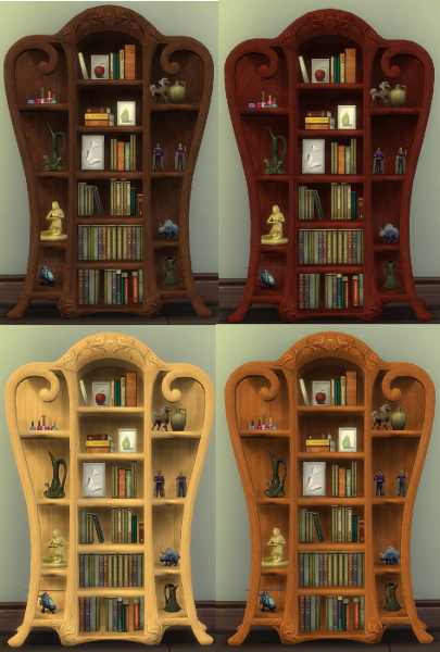  Simsworkshop: Bookshelf converted from TS2 to TS4 by Nouveaulicious