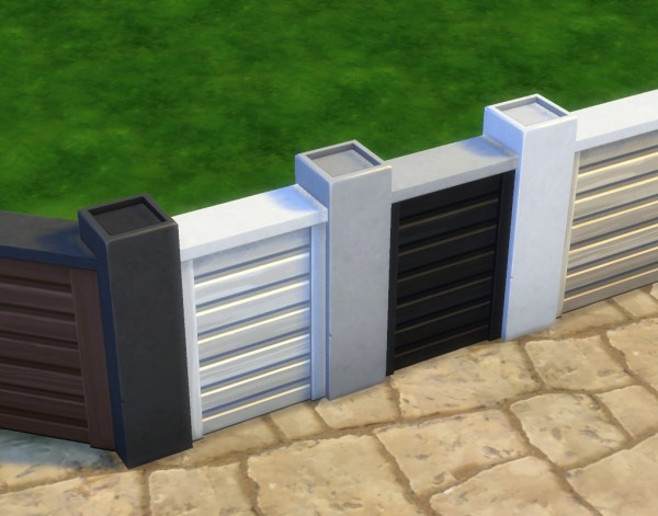  Mod The Sims: Tuftless Fencepost Mesh Override by plasticbox