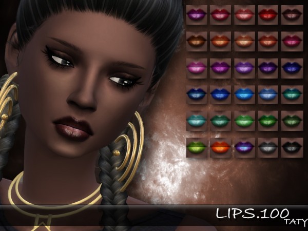  Simsworkshop: Lips 100 by Taty