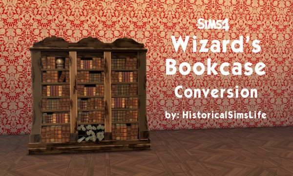  History Lovers Sims Blog: Sims Medieval Wizards Bookcase