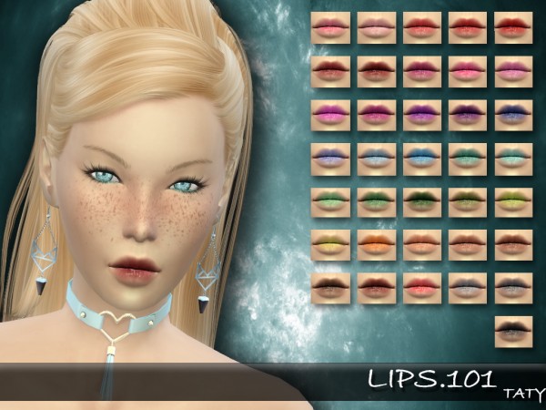  Simsworkshop: Lips 101 by Taty