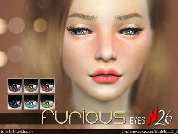  The Sims Resource: Furious Eyes by tsminh 3