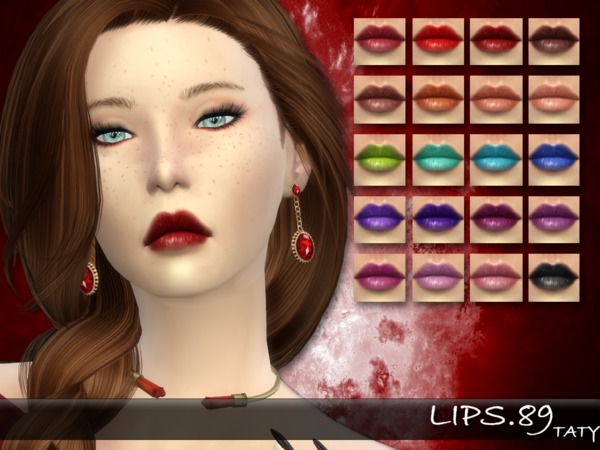  The Sims Resource: Lips 89 by Taty