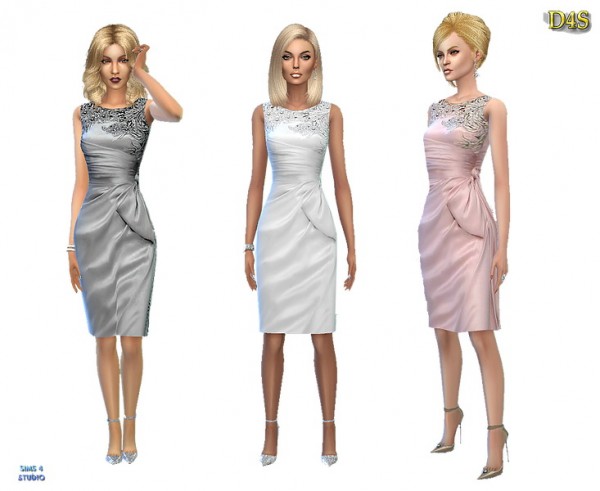  Dreaming 4 Sims: Spring flowers short dress