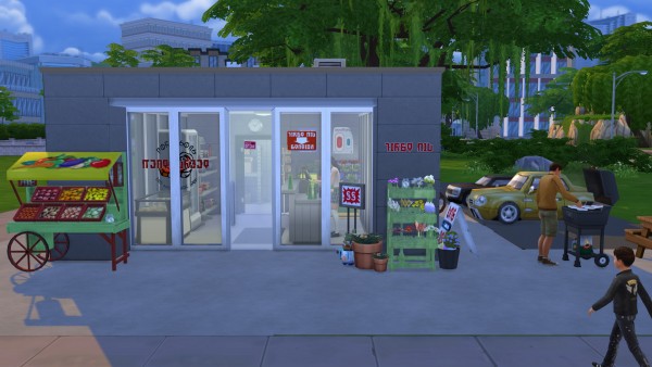  Simsworkshop: Very Mini Mart by KitOnlyHuman