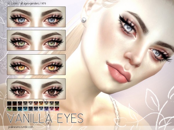  The Sims Resource: Vanilla Eyes N79 by Pralinesims