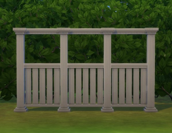  Mod The Sims: Tasteful Fence by plasticbox