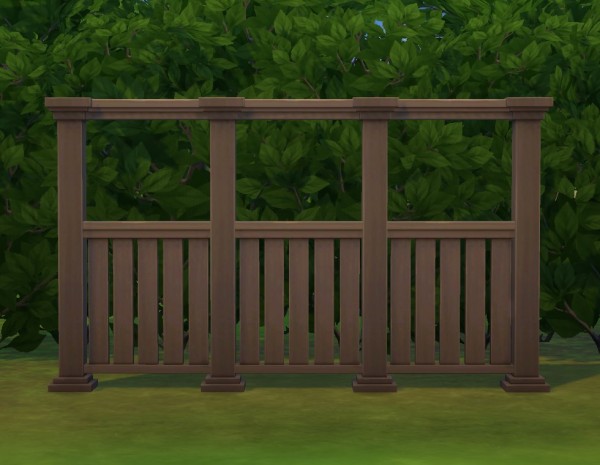  Mod The Sims: Tasteful Fence by plasticbox