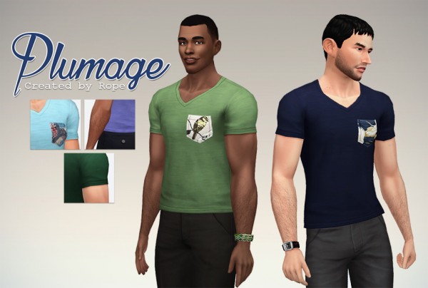  Simsontherope: Plumage T shirt