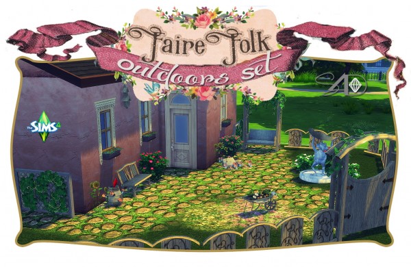  Sims 4 Designs: Faire Folk Outdoors Set