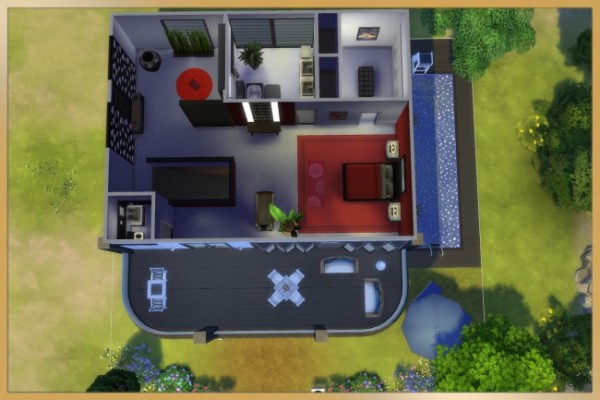  Blackys Sims 4 Zoo: Beach house by Schnattchen