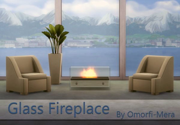  Omorfi Mera: Glass Fireplace