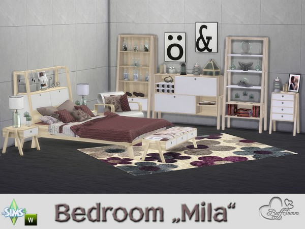  The Sims Resource: Bedroom Mila by BuffSumm