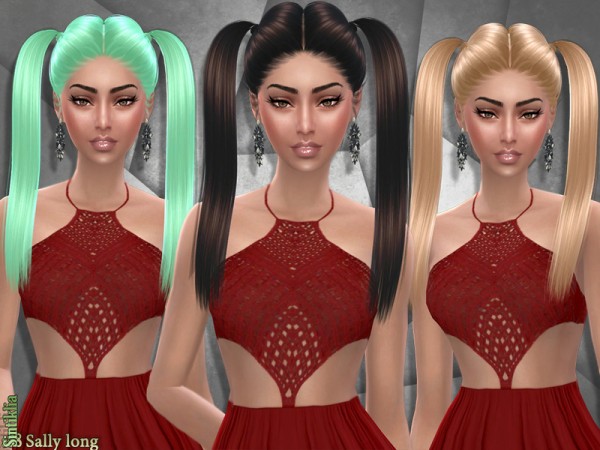  The Sims Resource: Sintiklia   Hair set s38 Sally
