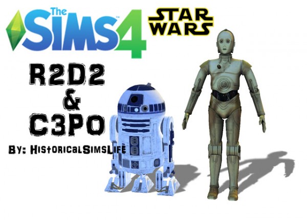  History Lovers Sims Blog: R2D2 & C3PO Star Wars