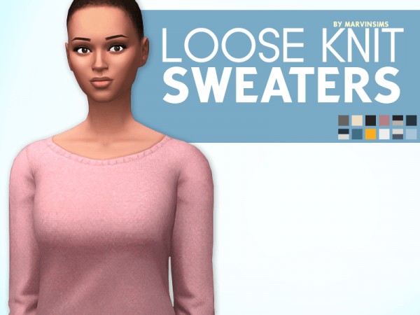  Marvin Sims: Loose Knit Sweaters