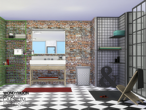  The Sims Resource: Caesium Bathroom by wondymoon