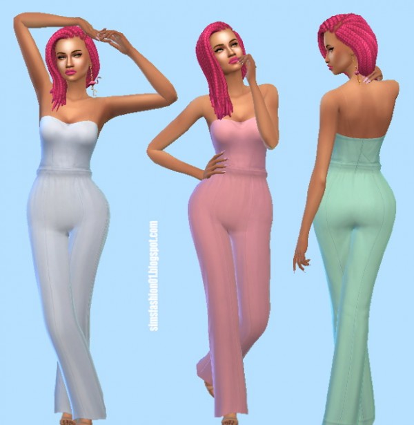  Sims Fashion 01: Overalls Fashion