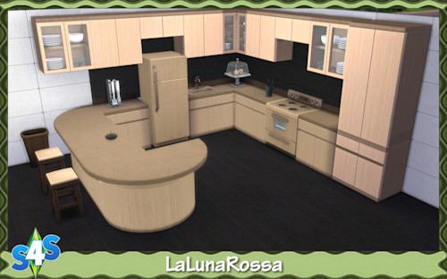  La Luna Rossa Sims: Low Budget Kitchen