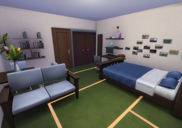  Enure Sims: Togane Tama 1k Japanese Apartment NO CC