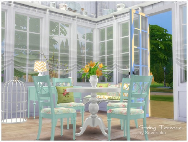  Sims by Severinka: Spring terrace