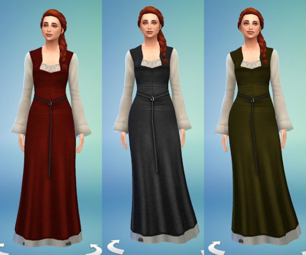  History Lovers Sims Blog: Celtic Dress Number 2