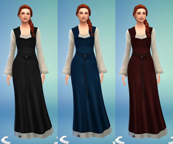  History Lovers Sims Blog: Celtic Dress Number 2
