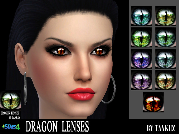  The Sims Resource: Dragon Lenses by Tankuz