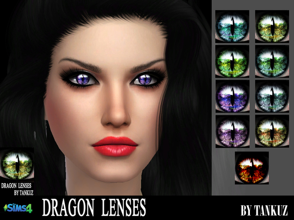  The Sims Resource: Dragon Lenses by Tankuz