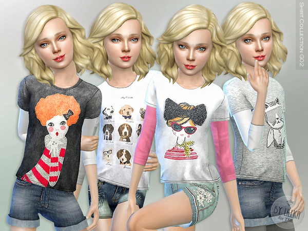  The Sims Resource: Shirt G02 by lillka