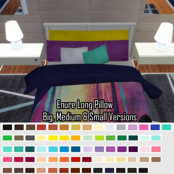 Enure Sims: Pillow Long, Medium & Small Solid Colors