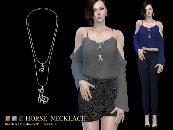 The Sims Resource: Necklace N11 by S Club