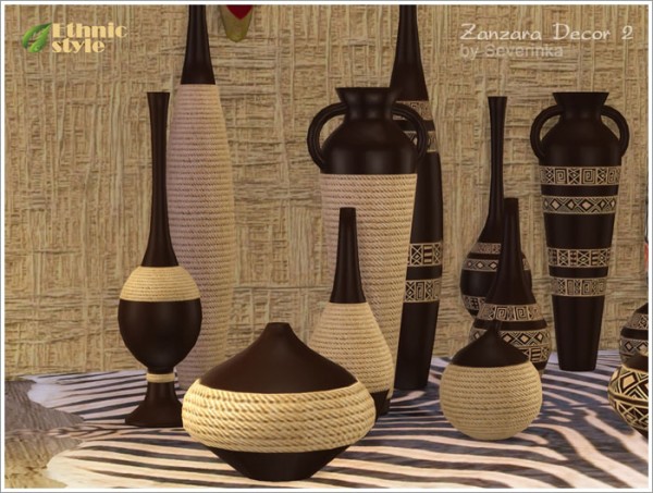  Sims by Severinka: Zanzara vases