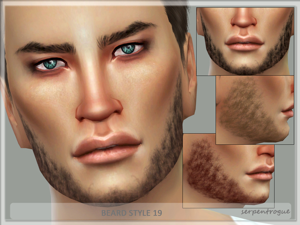  The Sims Resource: Beard Style 19 by Serpentogue