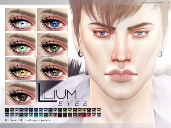  The Sims Resource: Lilium Eyes N81 by Pralinesims