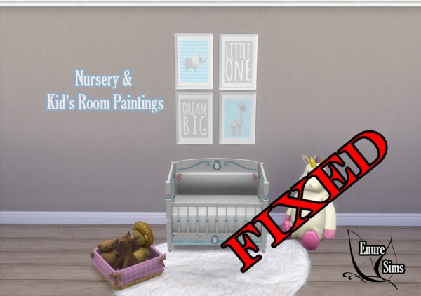  Enure Sims: Enure Nursery & Kid’s Room Paintings
