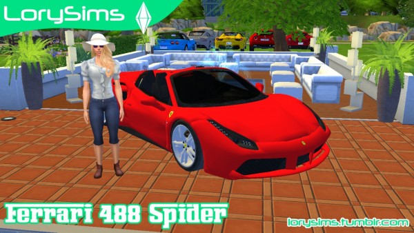  Lory Sims: Ferrari 488 Spider