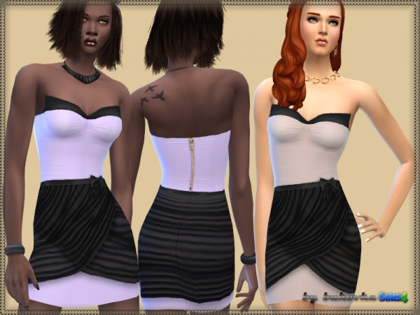 The Sims Resource: Dress Wang by Bukovka